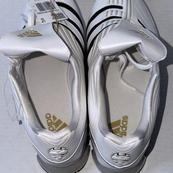 Adidas Unisex PREDATOR MEGARIDE White/Black/Metallic Gold JP7121 Men Size 8.5